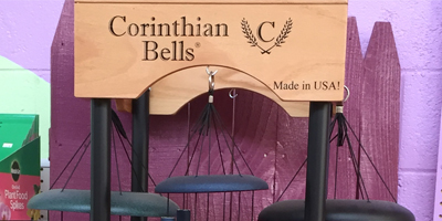 Drew's Garden features Corinthian Chimes