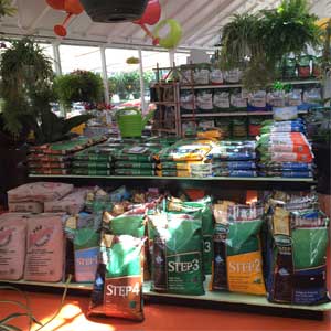 Drew's Garden offers Scott's brand lawn care products